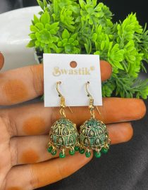 Gold Hook Colour Jhumka
