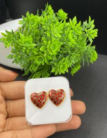 heart big earring color