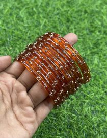 Dark Orange Tiggy Bangles