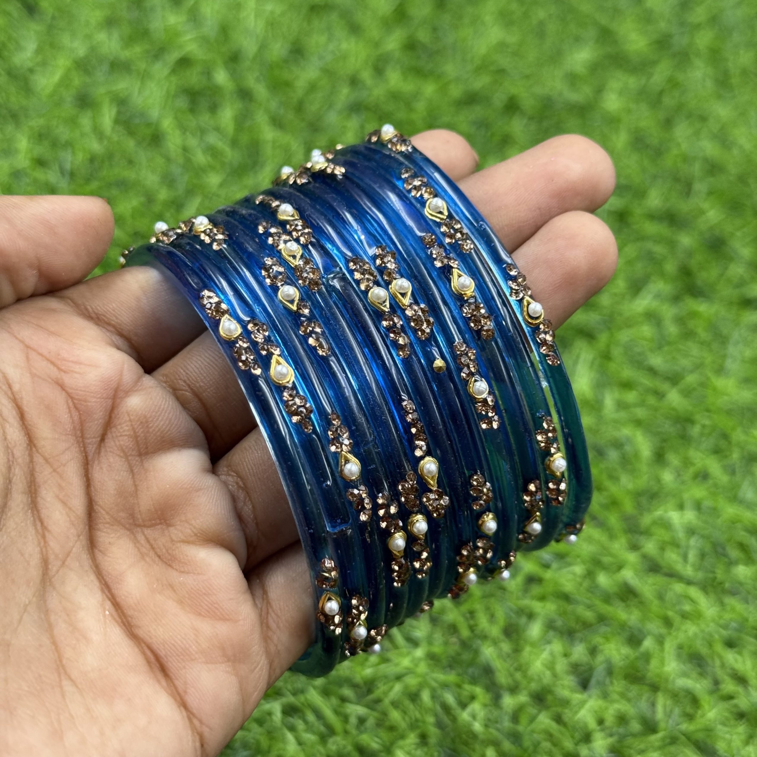 Blue Sundari Bangles