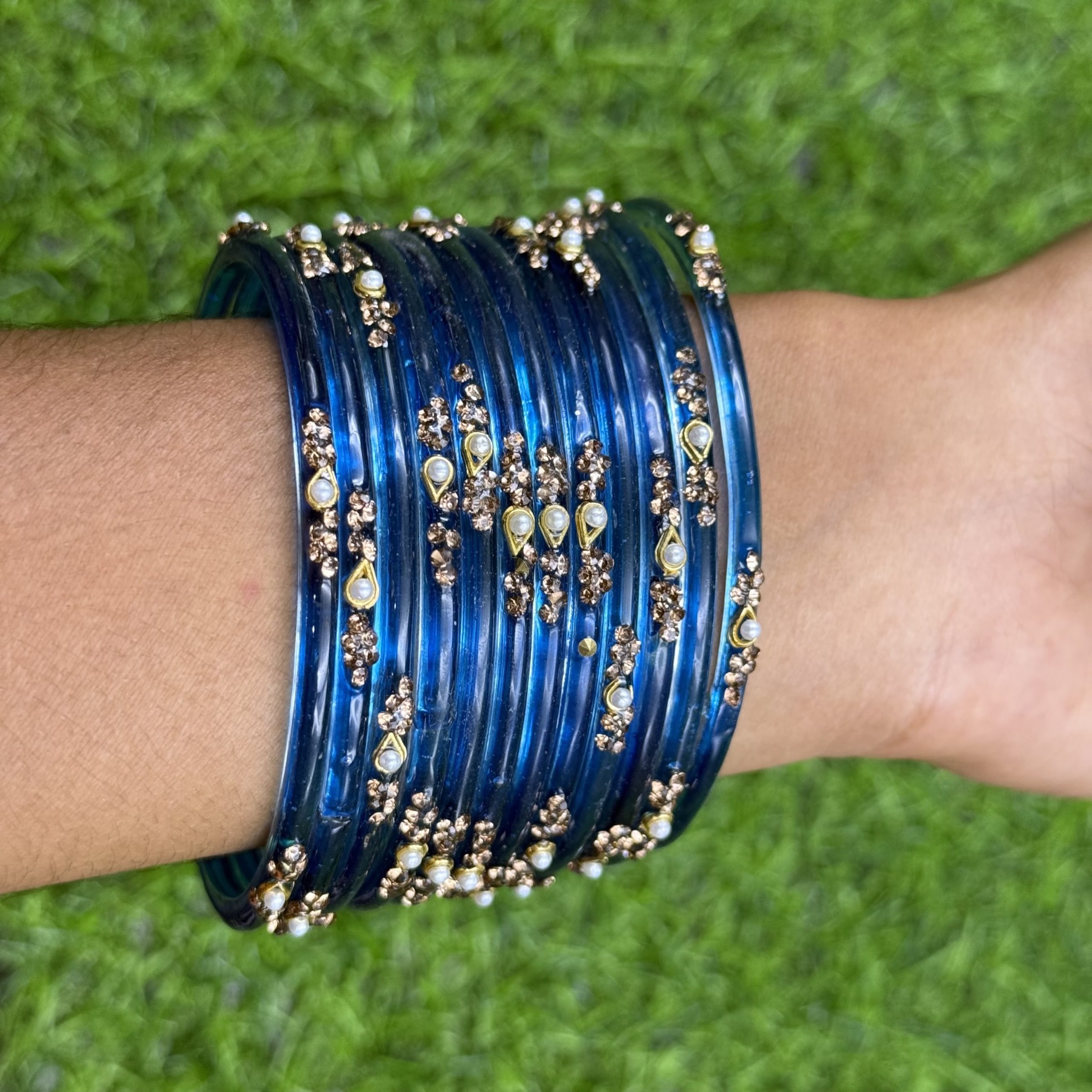 Blue Sundari Bangles